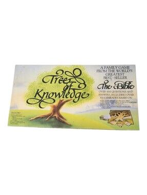 TREE OF KNOWLEDGE Rare Christian Family Bible Board Game Complete Good Condition
